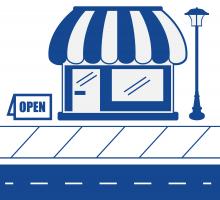 Graphic of a small business